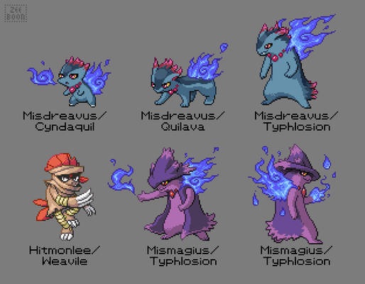 Pokemon Fusion Sprites