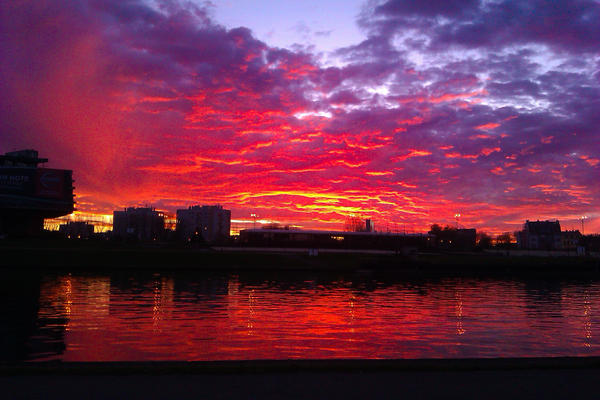 Vistula sunset
