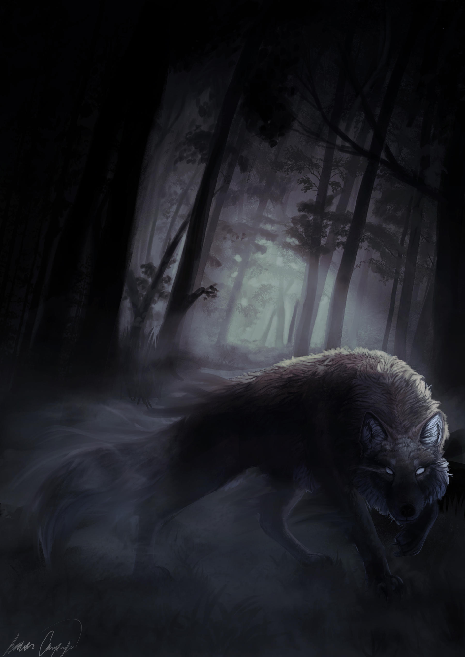 Mist Wolves Mist Wolf by Lucithen on DeviantArt