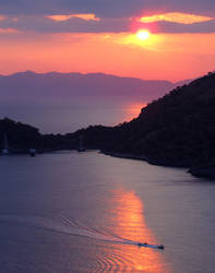 Sunset - Gemiler Island, Fethiye, Turkey