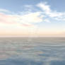 Ocean Skyline horizon background 3d artwork