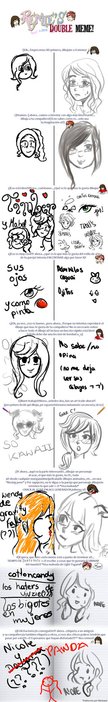 Remie S Double Meme En Espanol By Mariyami5 D31oa By Anapoke On