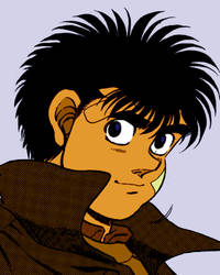 Ippo outside the boxing ring