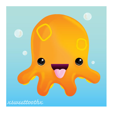 Orange Octopus