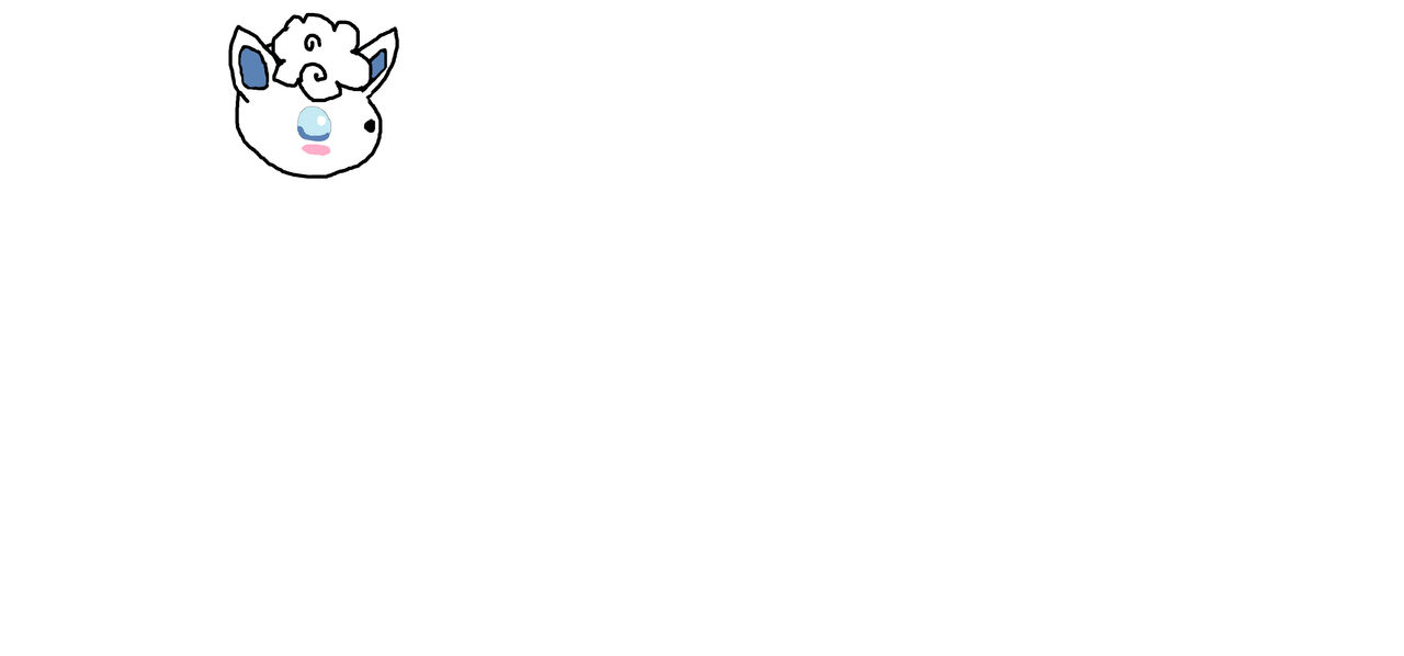 Alolan Vulpix (Head) by xxAriToastxx on DeviantArt