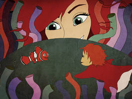 The Little Mermaid, Ponyo, and Nemo