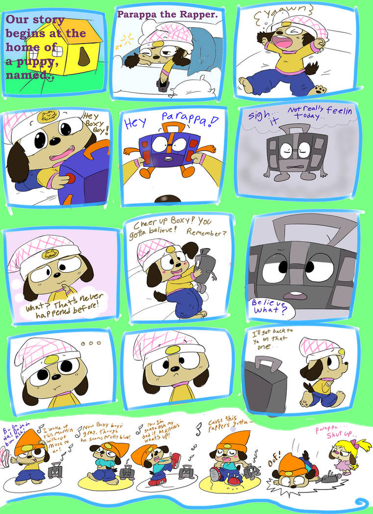 Parappa The Rapper Comic Parappa Comic 2 by Trinket-Fox on DeviantArt