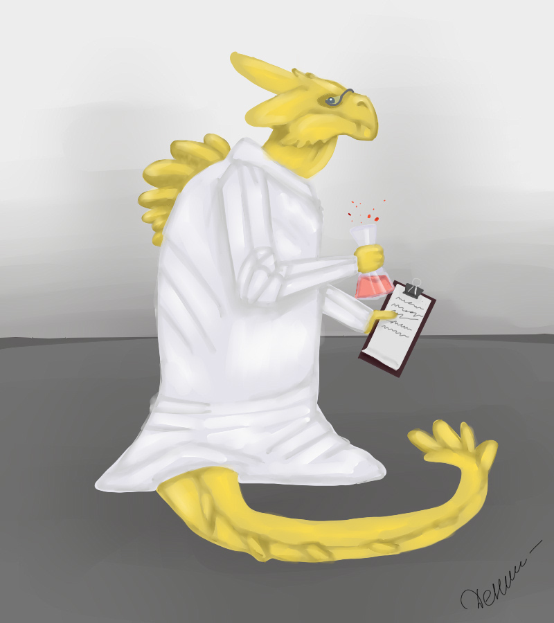 Realistic Alphys by NasTiaHammer on DeviantArt