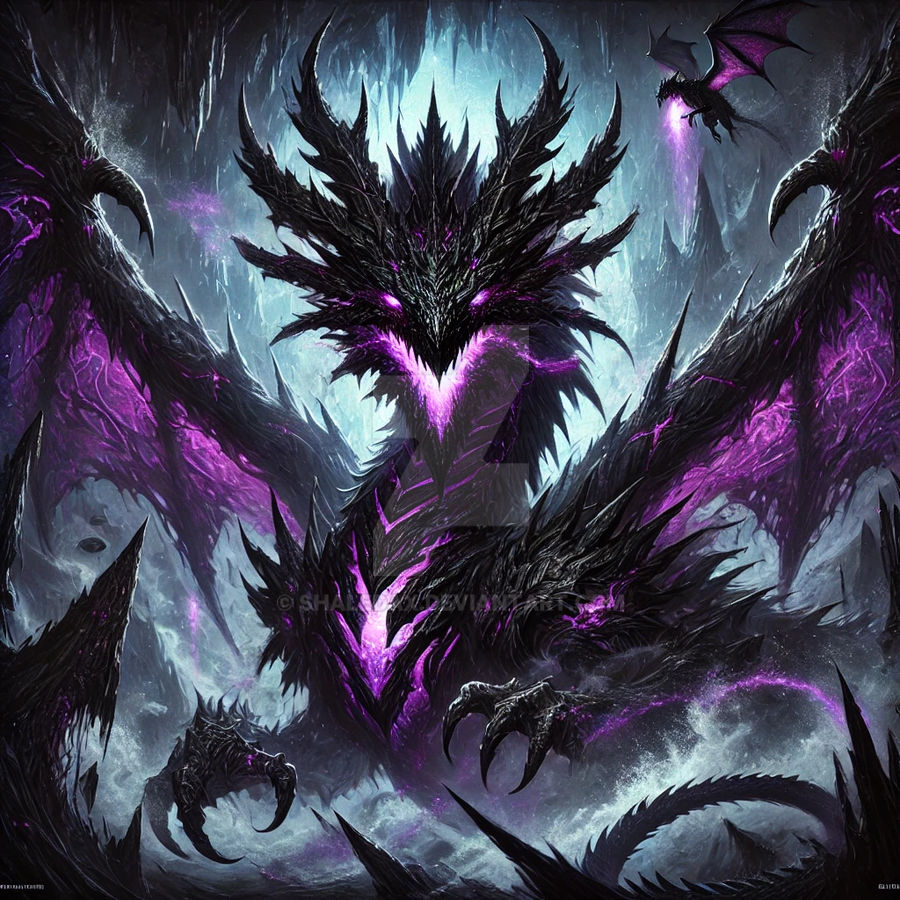 Shadow Dragonnet Umbraxis Shadow Dragon by Shaledax on DeviantArt