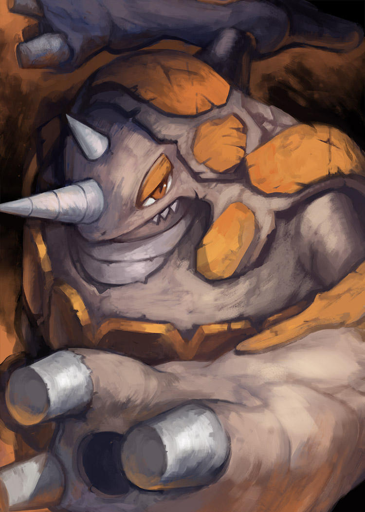 Realistic Rhyperior Pokemon Rhyperior by Yilx on DeviantArt