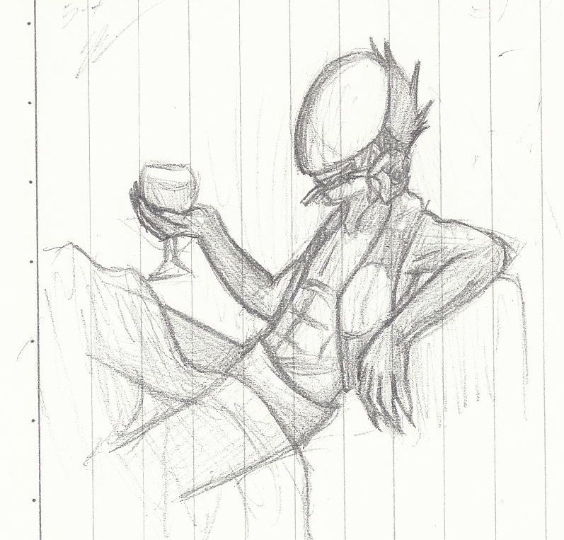 Kage's drunk again Sketch