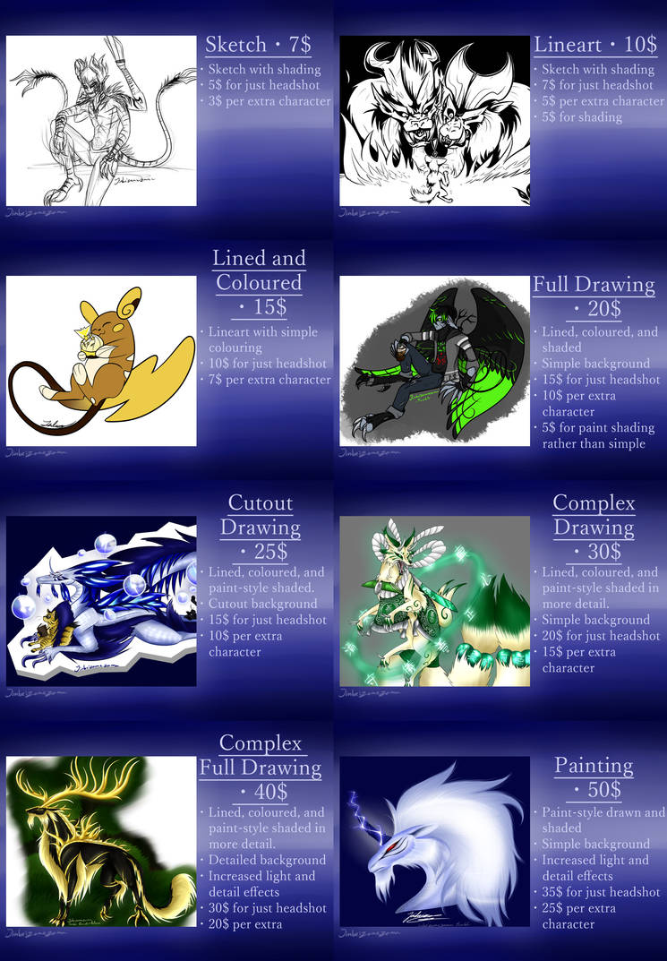 Comissions Page