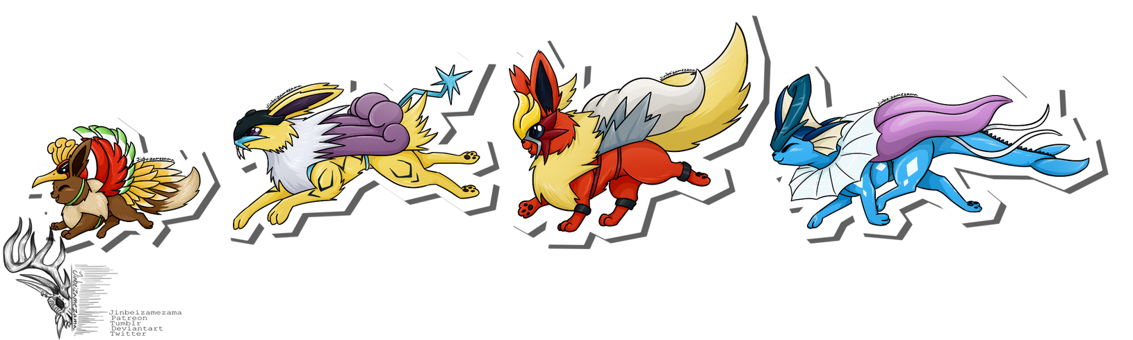 Legendary Beasts By Jinbeizamezama On Deviantart Legendary Beasts By Jinbeizamezama On Deviantart