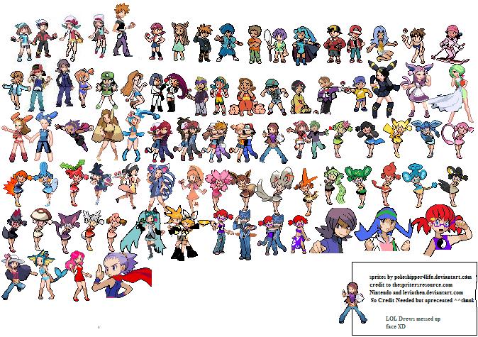 Pokemon Sprites by pokeshipper4life on DeviantArt