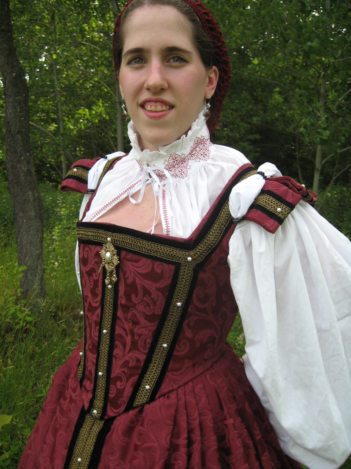 Lady in Red close-up