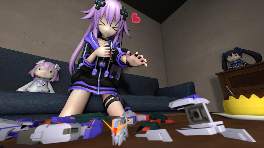 SFM - Neptune make her Gunpla -