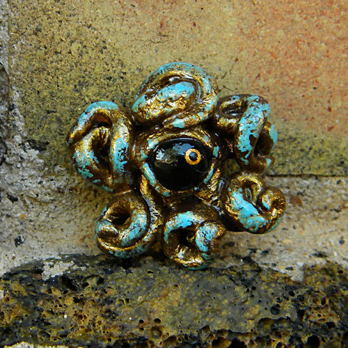 Blue and Bronze Sea Creature