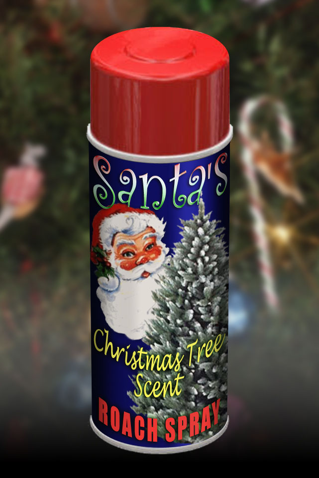 Santa Brand Christmas Tree Scent Roach Spray