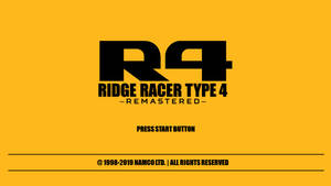 Ridge Racer Type 4: Remastered start screen
