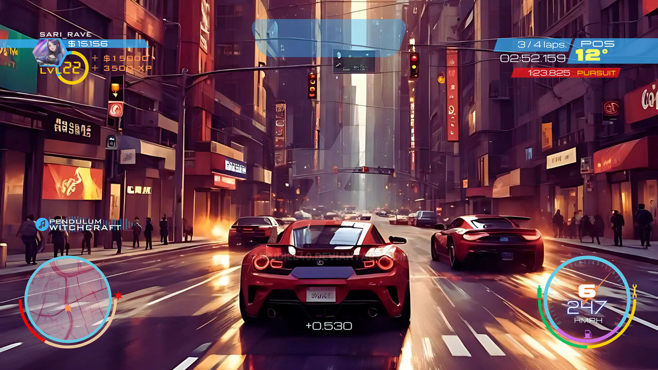 Racing Game Hud 011 by Kaidiel40 on DeviantArt