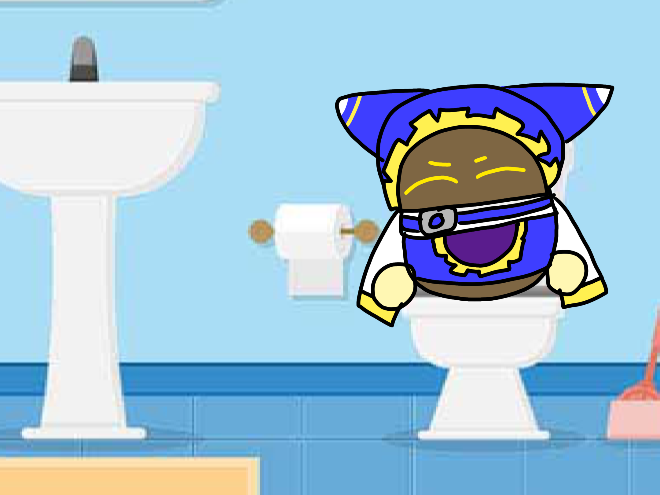 Magolor pooping by Rumikoyumiko on DeviantArt