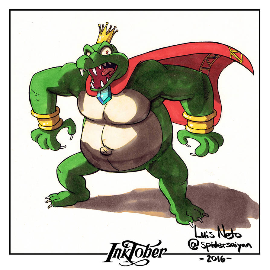 Ka Rool Mouse Head Inktober Day-10 King K Rool by Spidersaiyan on DeviantArt