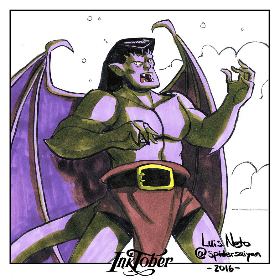 Inktober Day-19 Goliath by Spidersaiyan