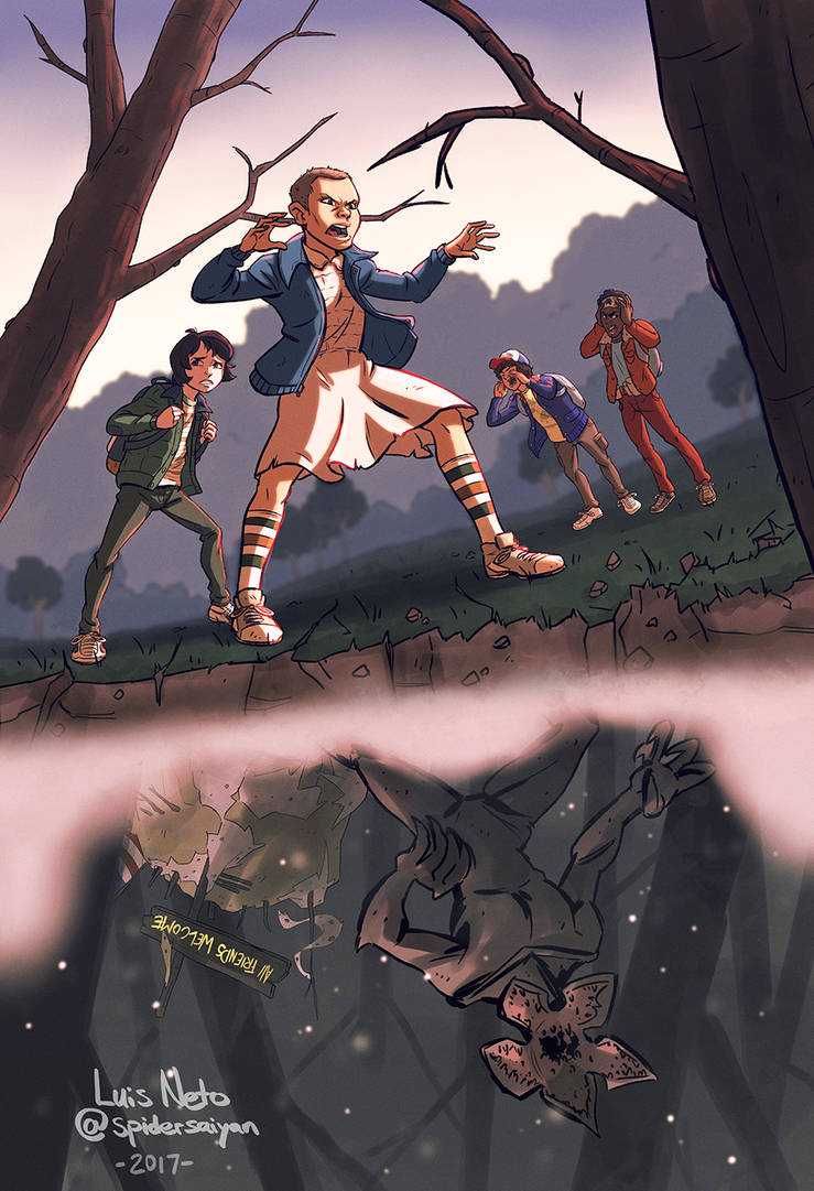 Stranger Things by Spidersaiyan