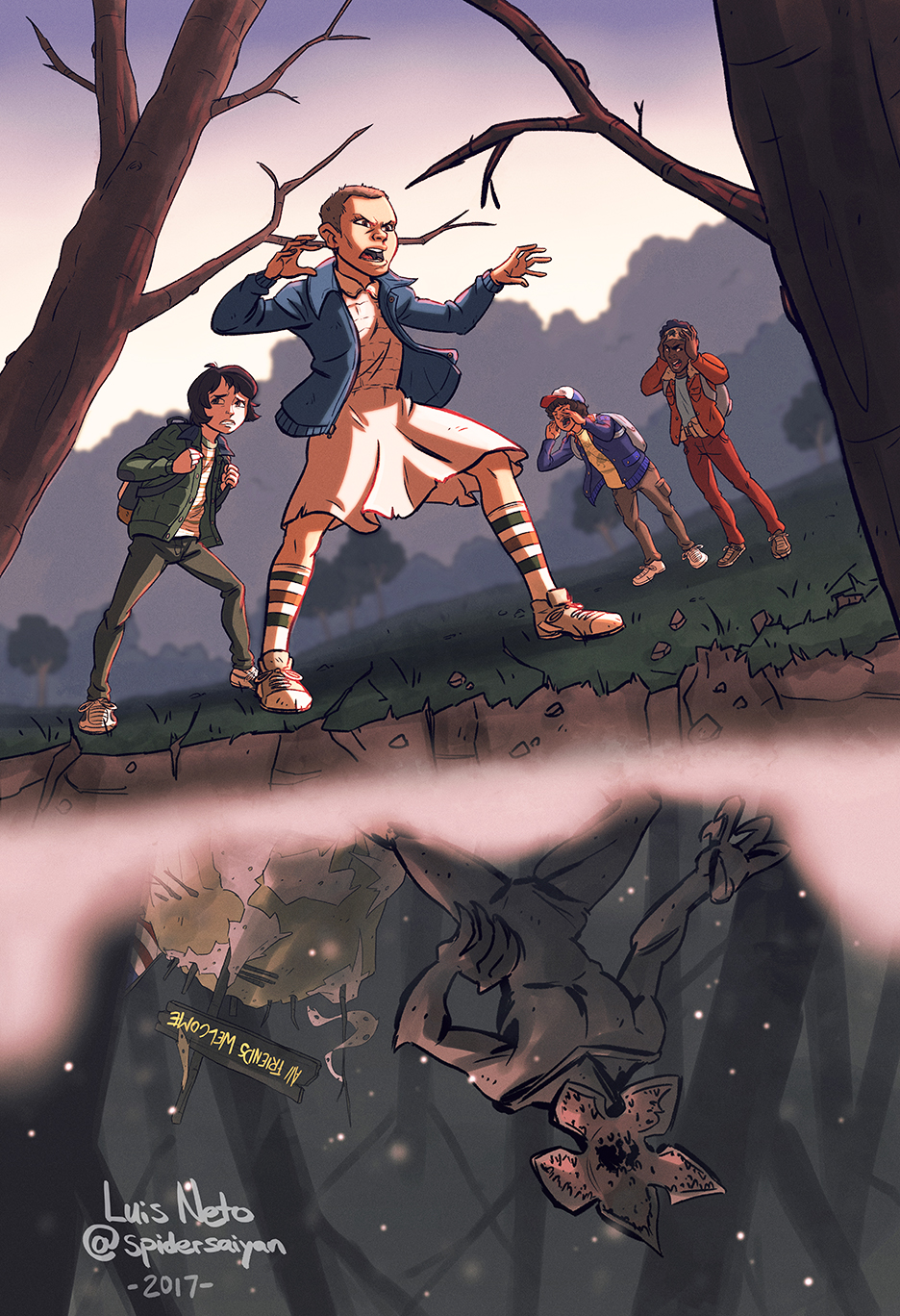Stranger Things by Spidersaiyan
