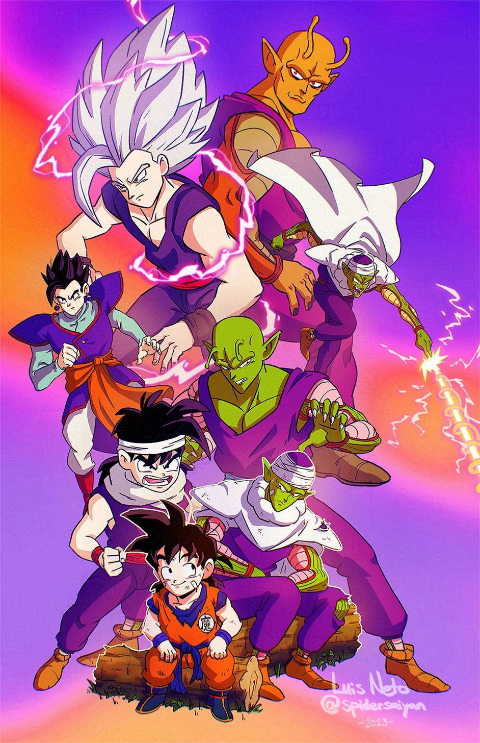 HD V Jump May 2023 Gohan/Piccolo PC wallpaper by KevMD11 on DeviantArt