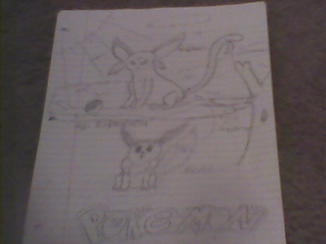 My best pic. Espeon and Eevee.