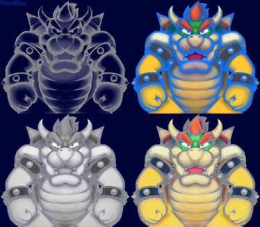 Bowser's Body DX Map Collage