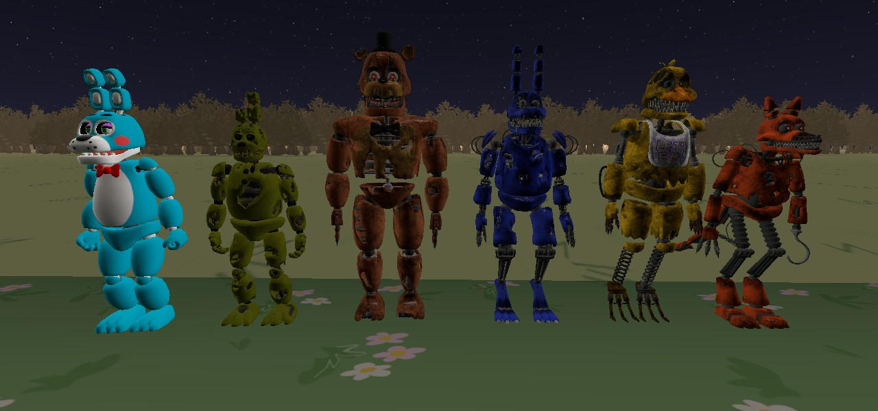 Pre Rotten Animatronics Pre-Game Animatronics by Th3M4nW1thN0N4m3 on DeviantArt