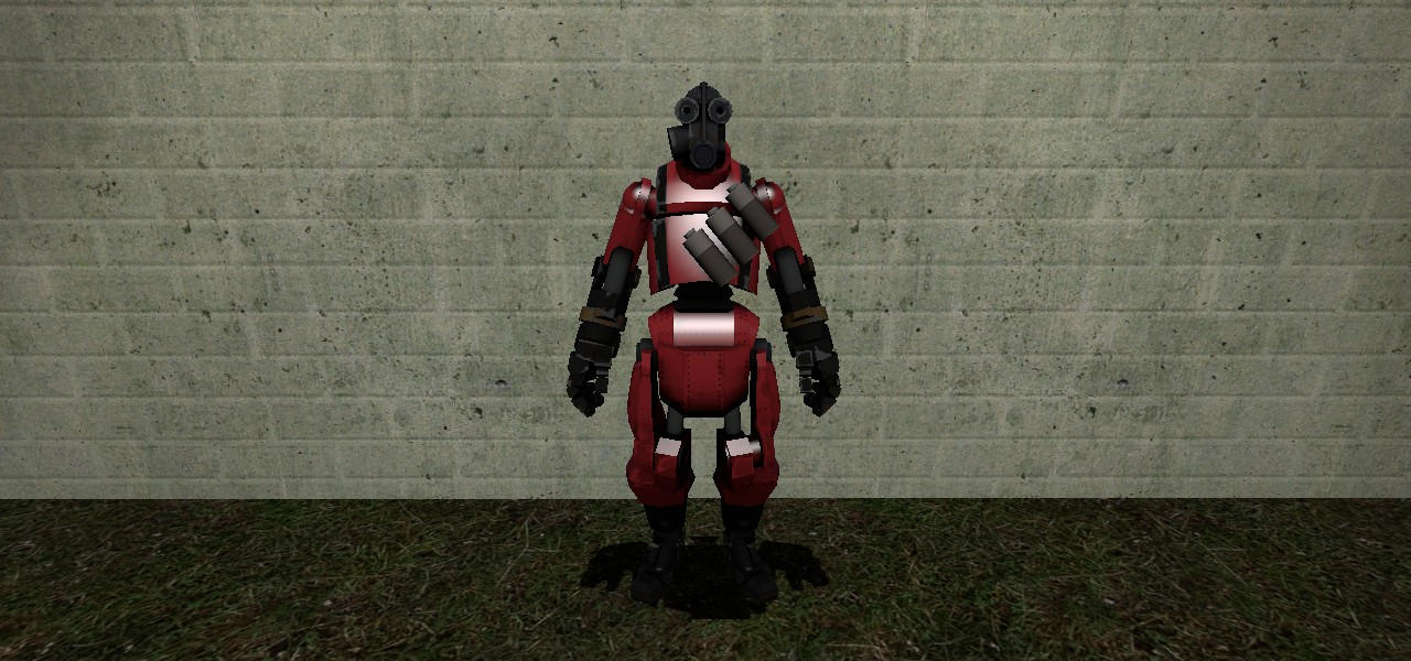 Pyro-Bot (RED) by Th3M4nW1thN0N4m3 on DeviantArt