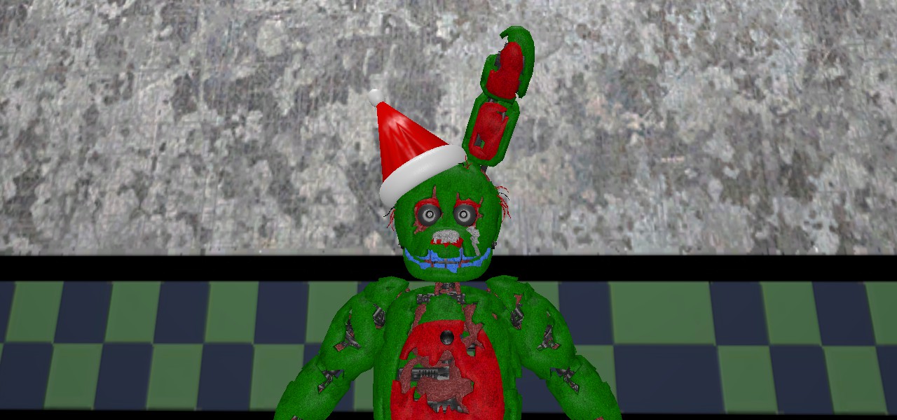 Springtrap Christmas Christmas Springtrap by Th3M4nW1thN0N4m3 on DeviantArt