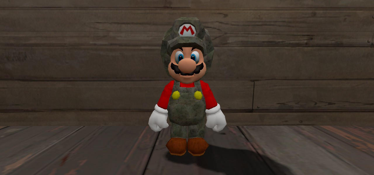 Rock Mario by Th3M4nW1thN0N4m3 on DeviantArt