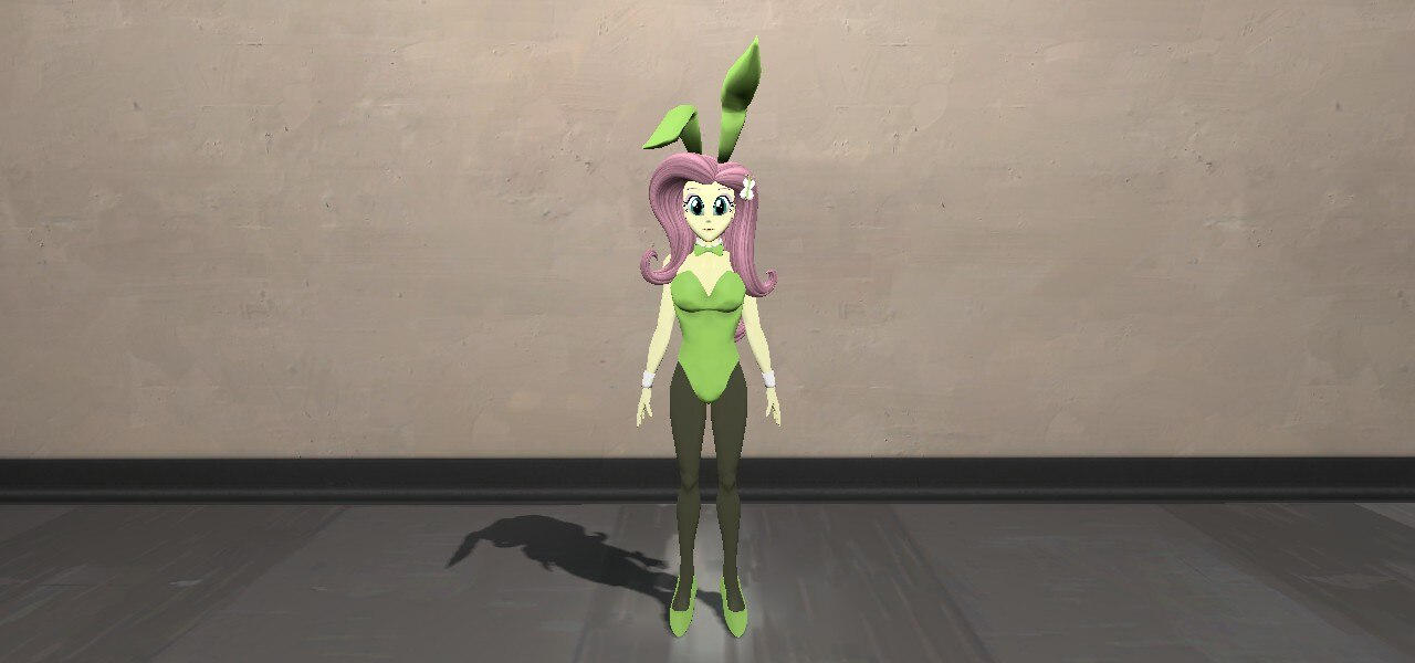 Fluttershy (Bunny Suit) (EG) 2 by Th3M4nW1thN0N4m3 on DeviantArt