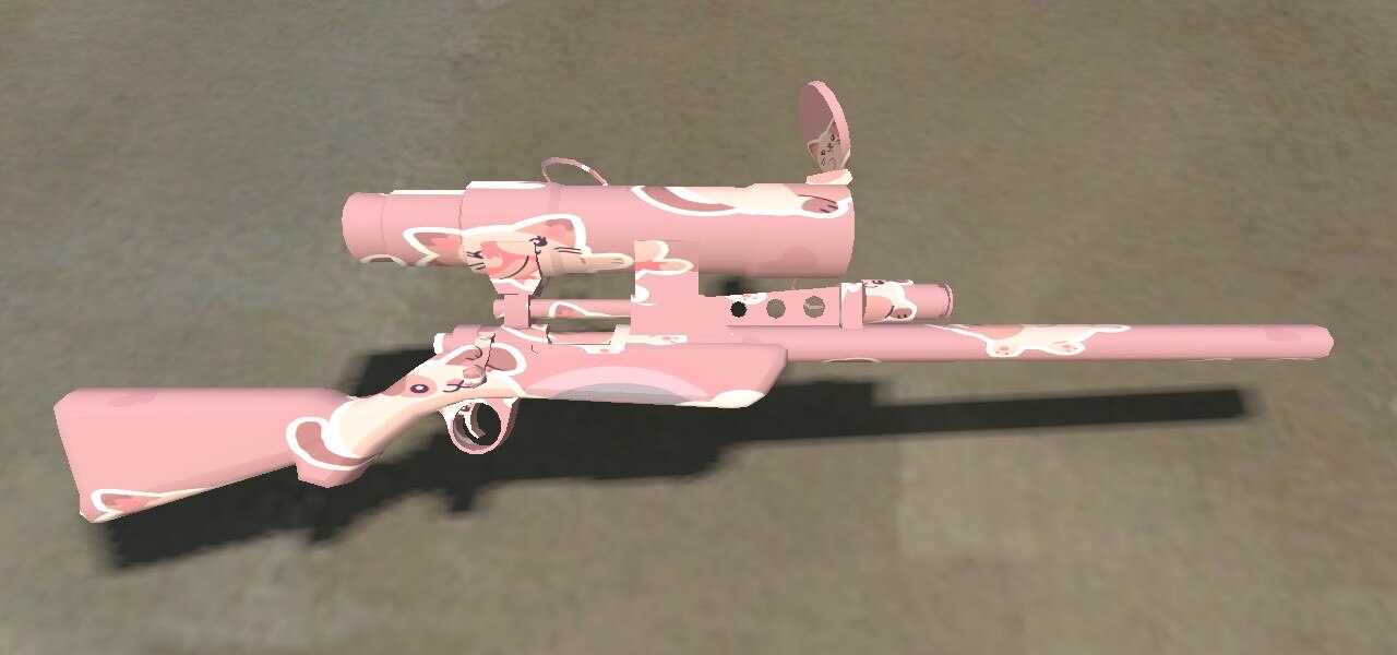 Dream Piped Sniper Rifle (RED) by Th3M4nW1thN0N4m3 on DeviantArt