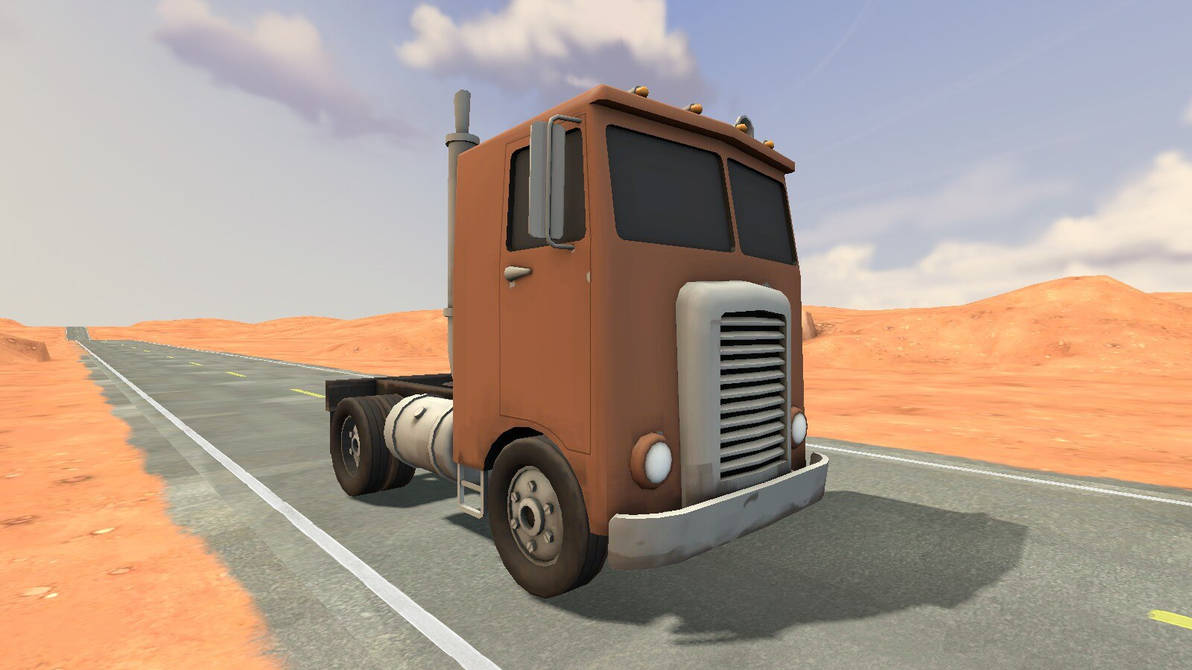 Cab-Over Rig (BWN) by Th3M4nW1thN0N4m3 on DeviantArt