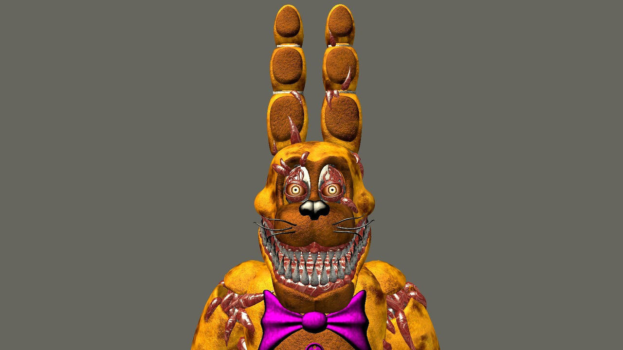 Mutated Spring Bonnie Demented Spring Bonnie by Th3M4nW1thN0N4m3 on DeviantArt