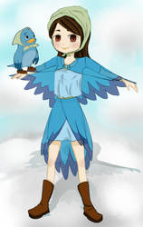 Bluebird Outfit (Without Border)