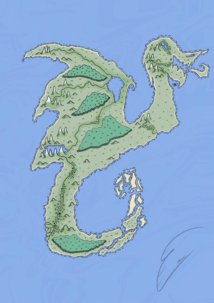 Dragon map 3 by AKbluebird on DeviantArt