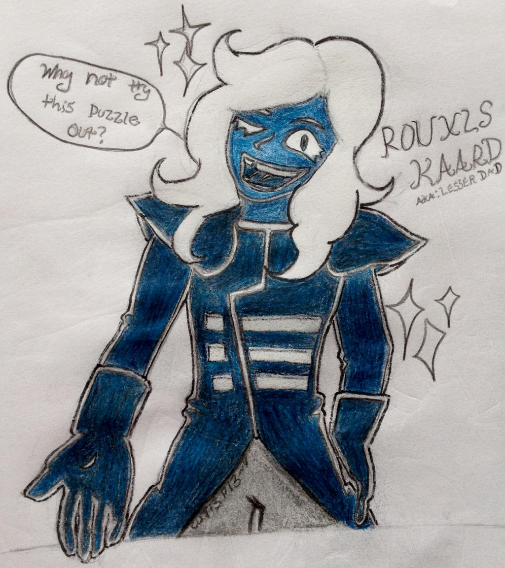 Deltarune ~ Rouxls Kaard / AKA Lesser Dad by Cutl3Pl3 on DeviantArt