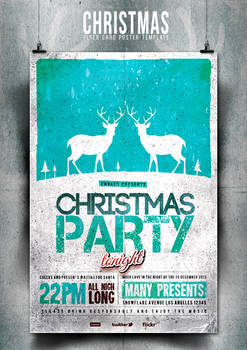 Christmas Flyer/Poster Retro Vol.6