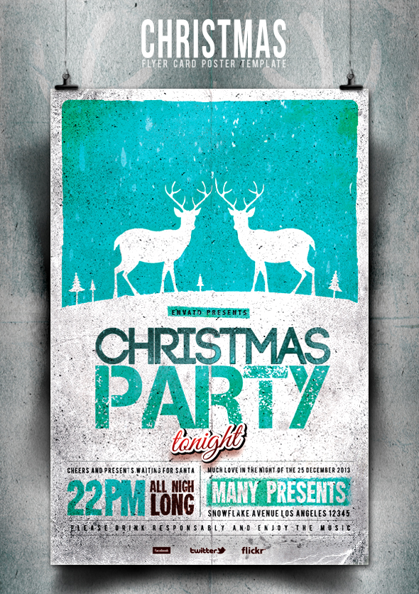 Christmas Flyer/Poster Retro Vol.6