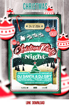 Christmas Flyer/Poster Retro Vol.7