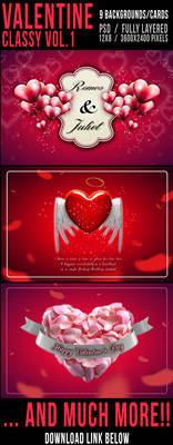 Valentine Backgrounds/Cards Classy Vol. 1