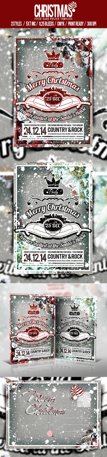 Christmas Flyer/Poster Vol.3