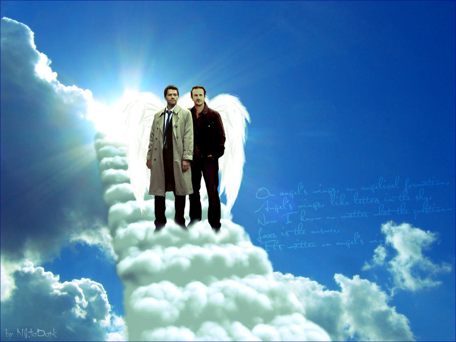 Angel's wings: Cas and Gabriel