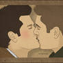 Destiel kiss